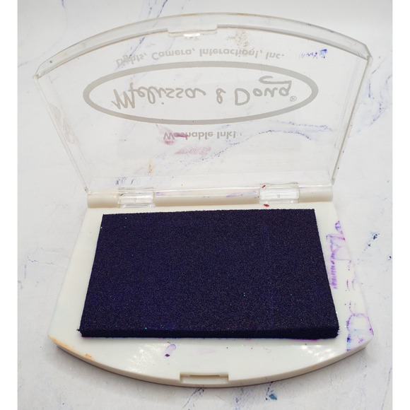 Lot of 30+ Random Letters and Numbers Wood Mounted Felt Stamps With Ink - Picture 9 of 9